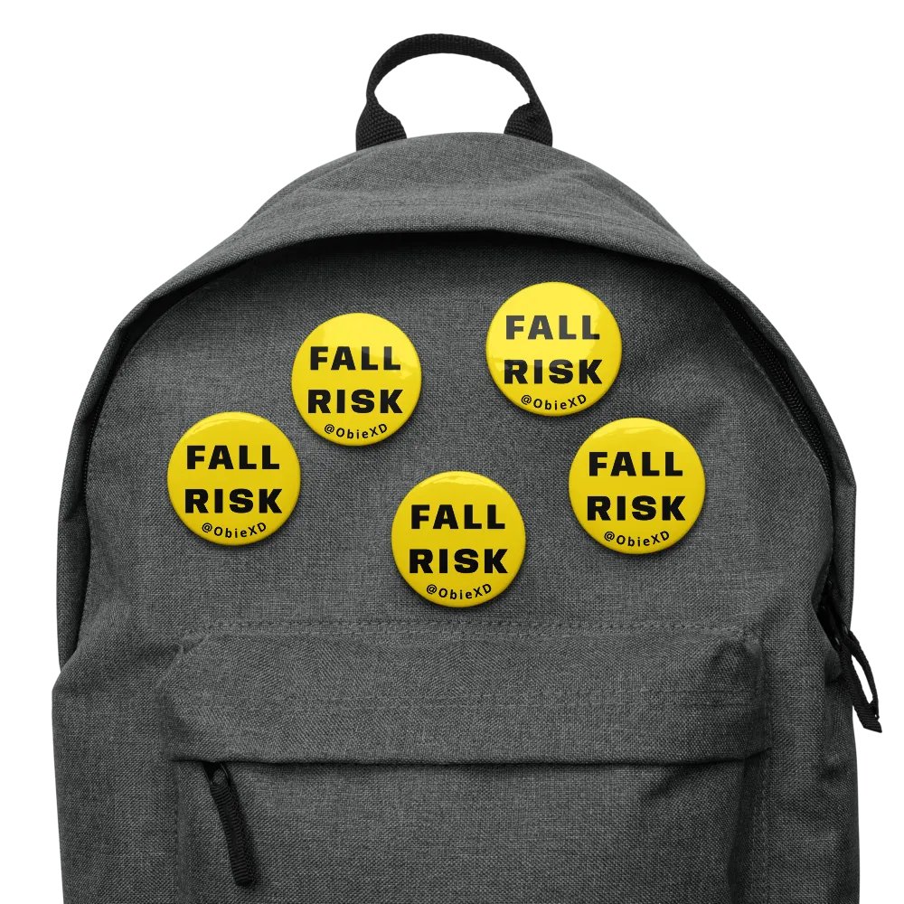 FALL RISK - Pins (Pack of 5) product image (7)