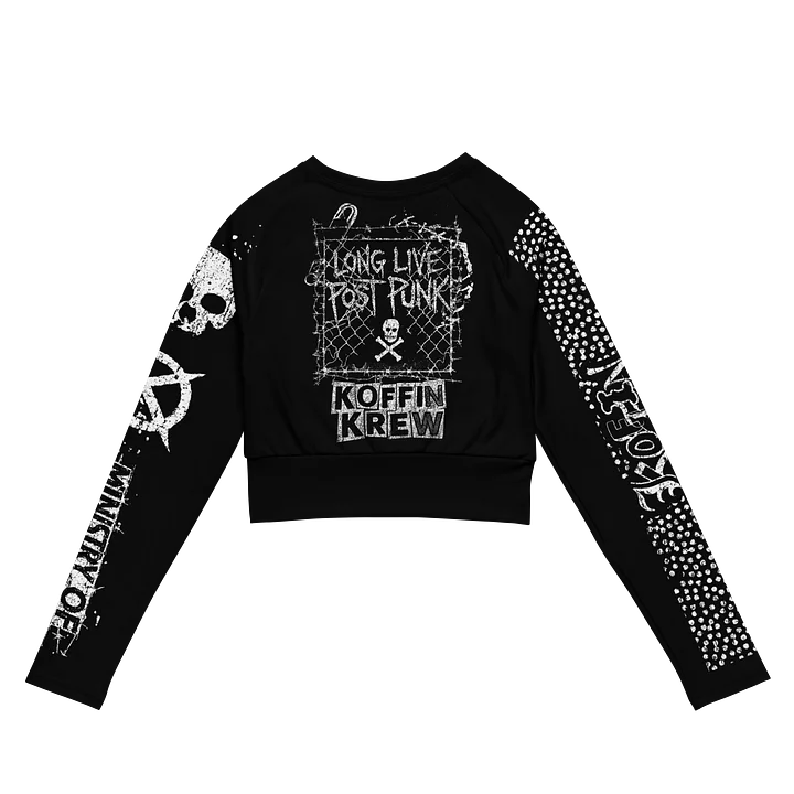 Ministry Of Punk Womens L/S Crop Top product image (2)