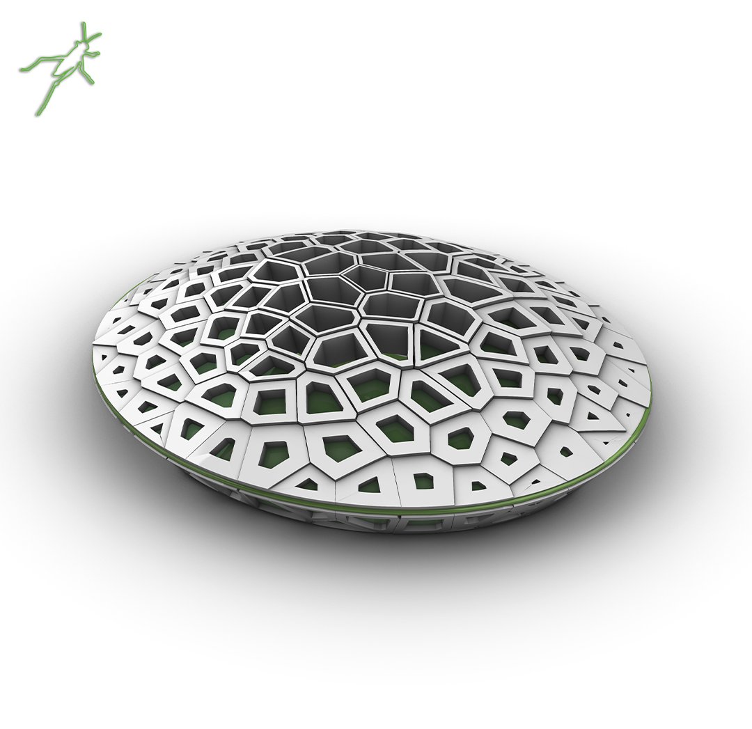 Grasshopper - EX 196 - Patch + Voronoi on surface product image (1)