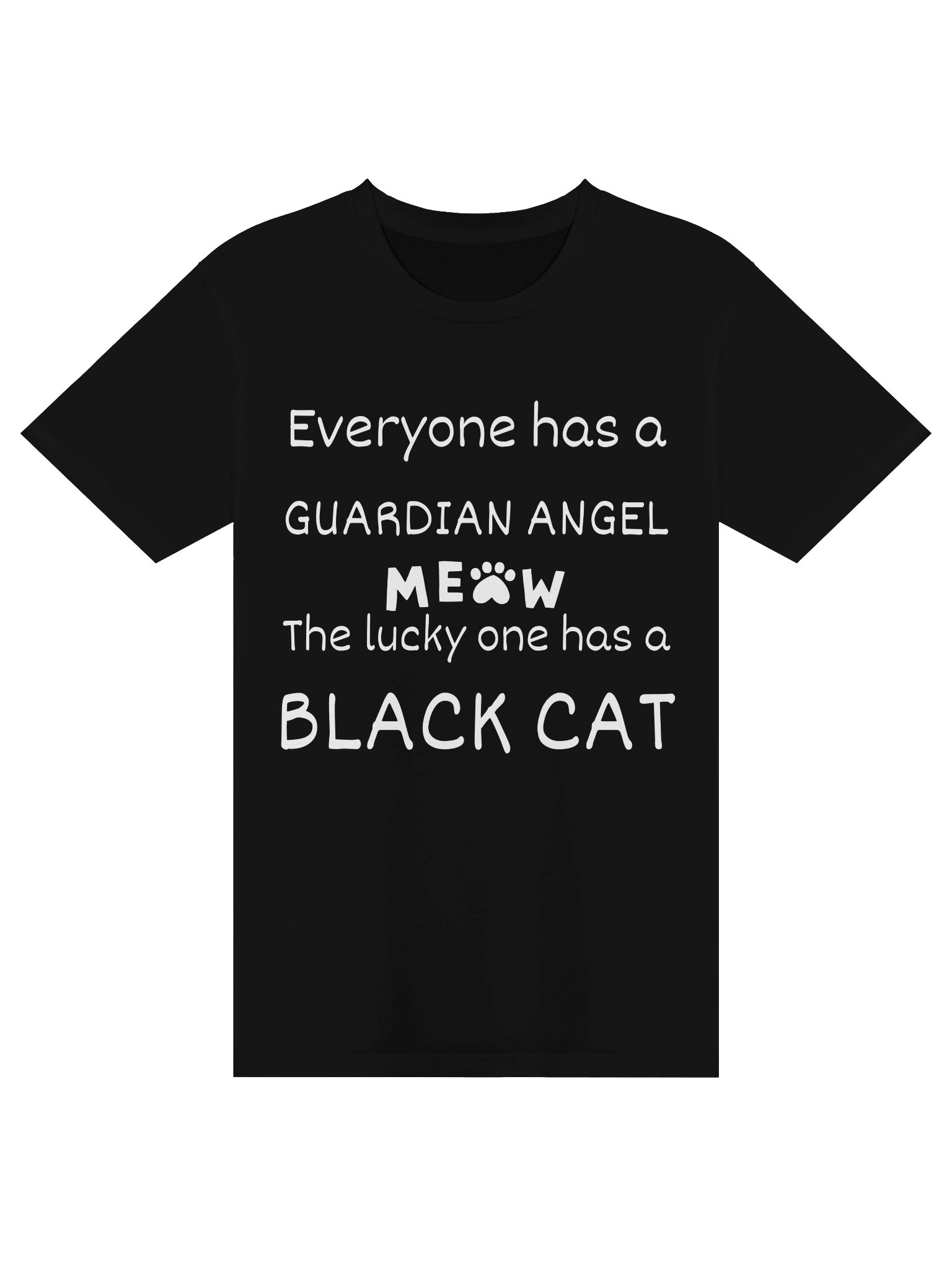 Guardian Angel Black Cat Tee product image (4)