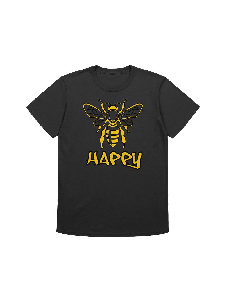 Happy Bee-Stylized Bee with Positive Message T-Shirt product image (1)