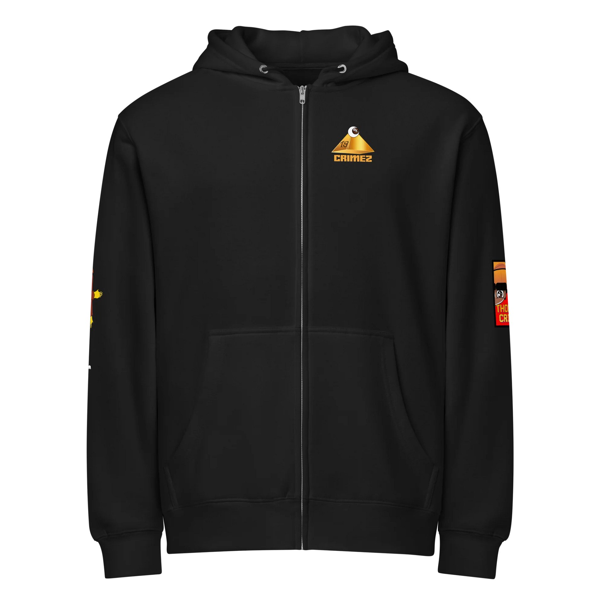 Golden Pyramid Eye Full-Zip Hoodie product image (1)