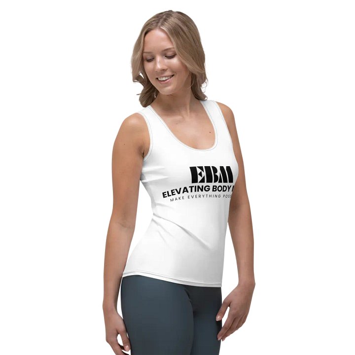 EBM Women's Tank Top (Black Logo) product image (2)