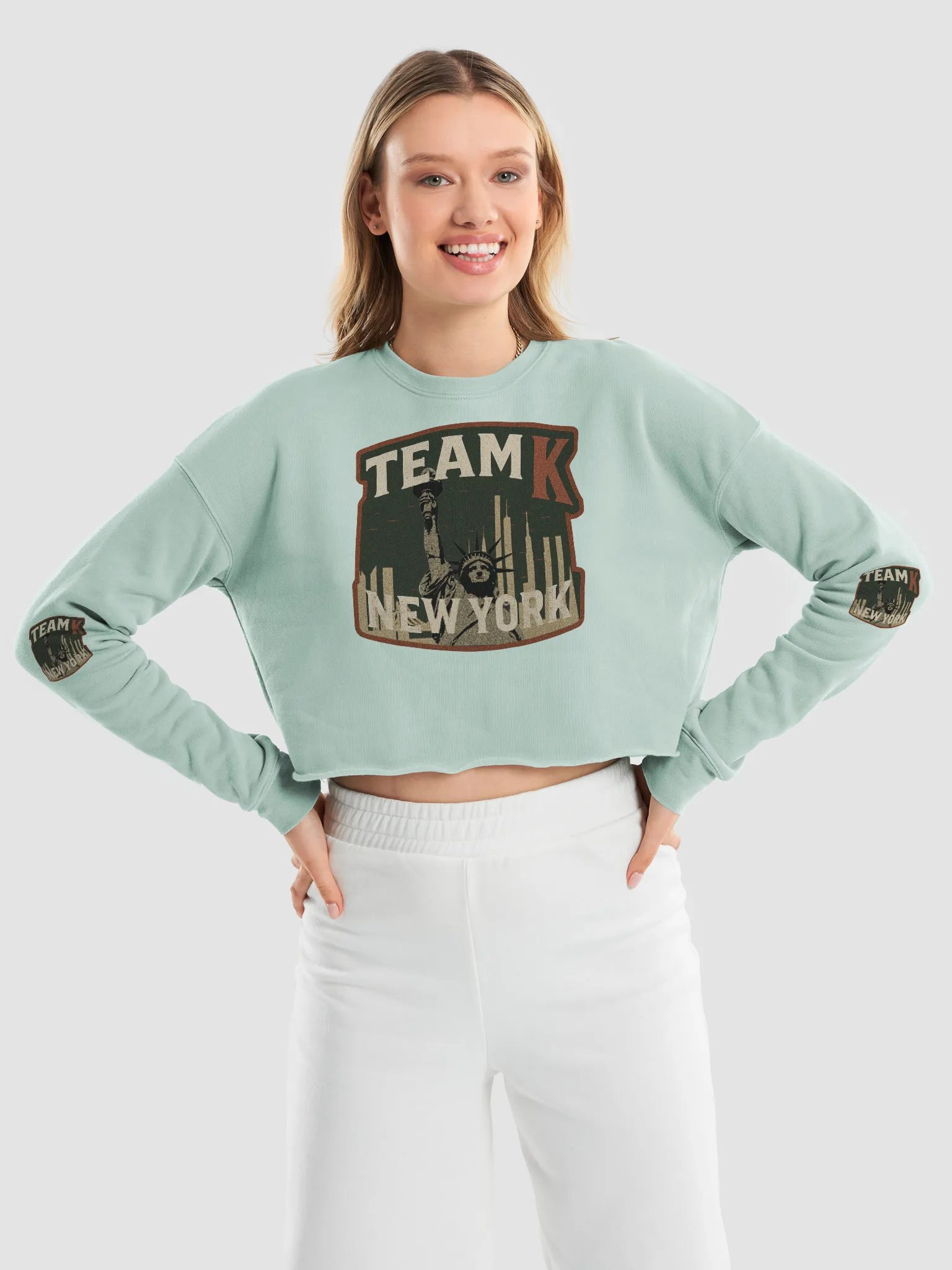 Team K New York Crop Sweatshirt product image (9)