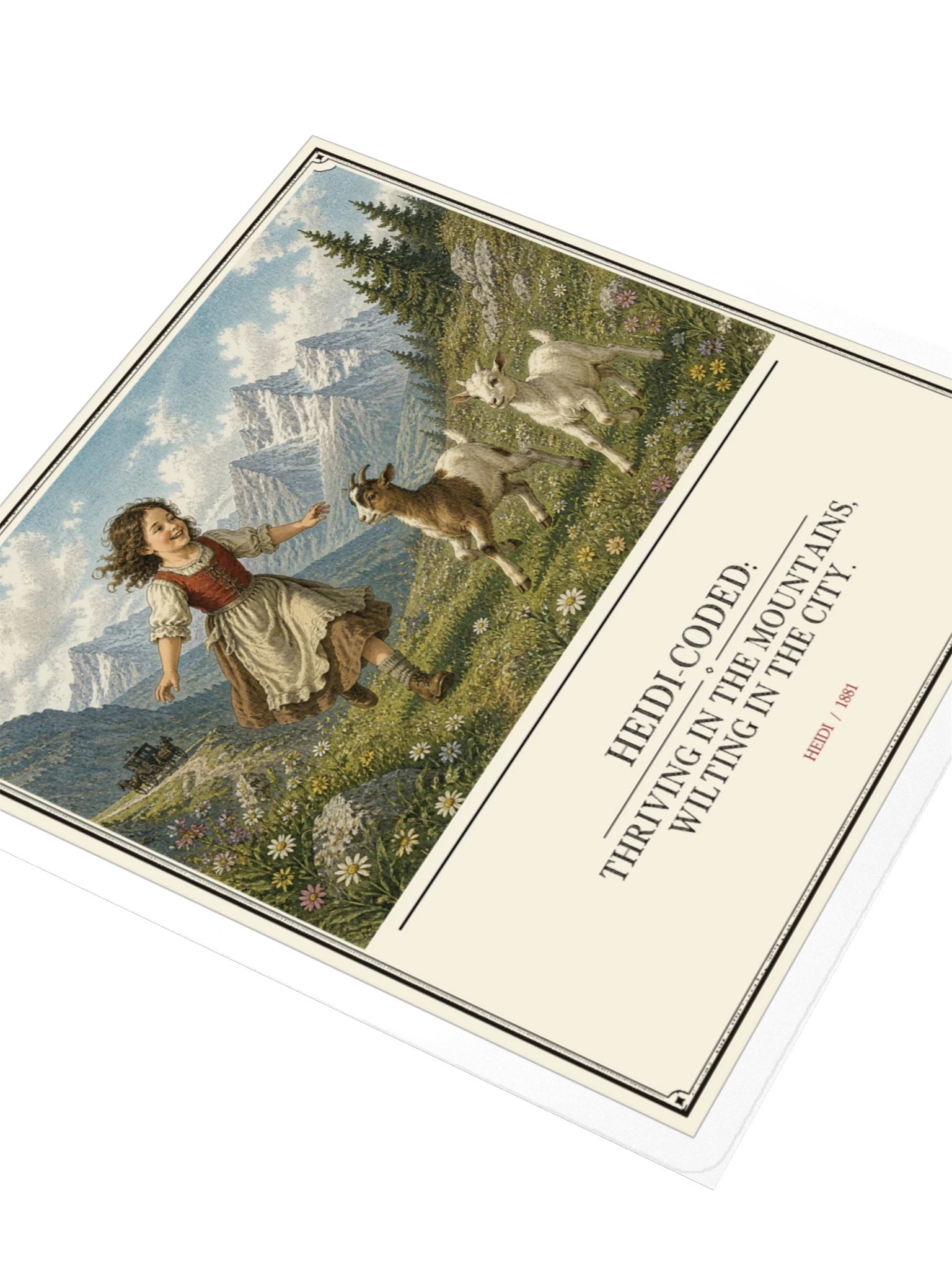 Heidi Coded Thriving Mountains Wilting City -- Heidi Sticker product image (3)