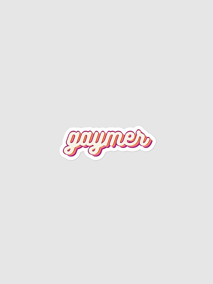 GAYMER STICKER - LESBIAN PRIDE product image (1)
