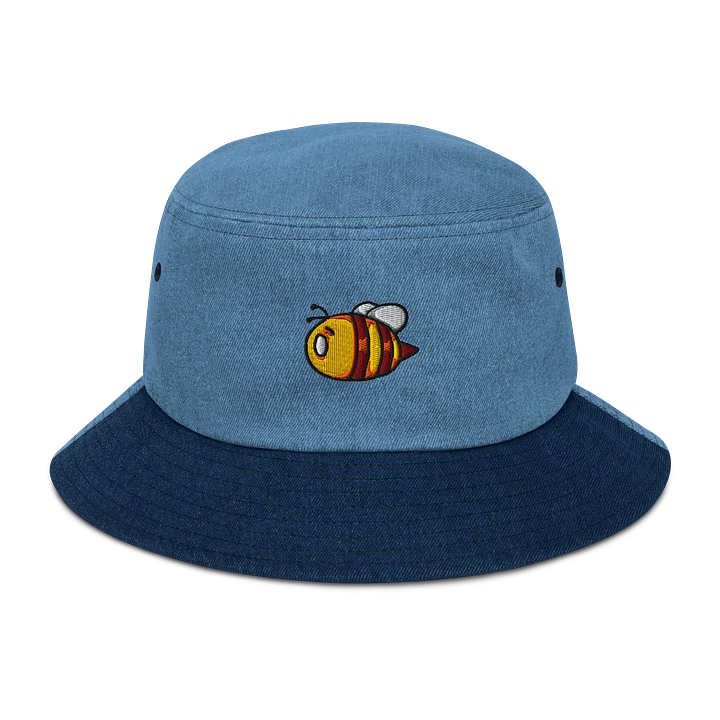 Buzzworthy Denim Bee Bucket Hat product image (1)