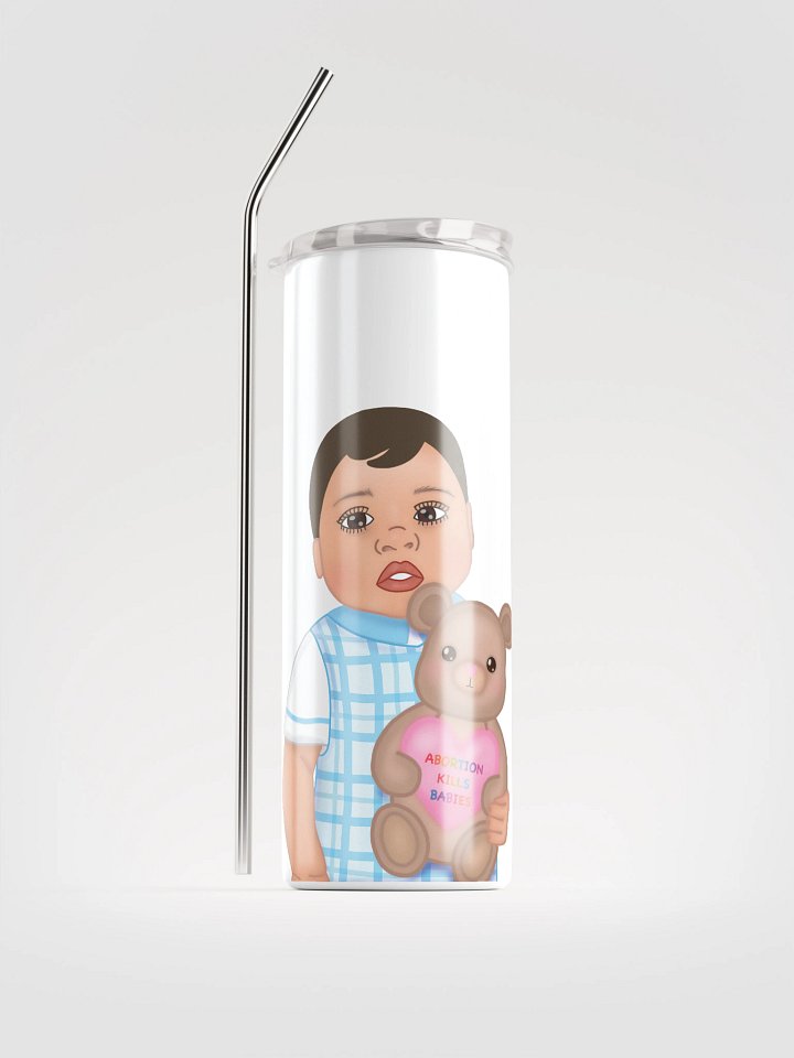 Abortion Kills Babies Tumbler with Straw product image (1)