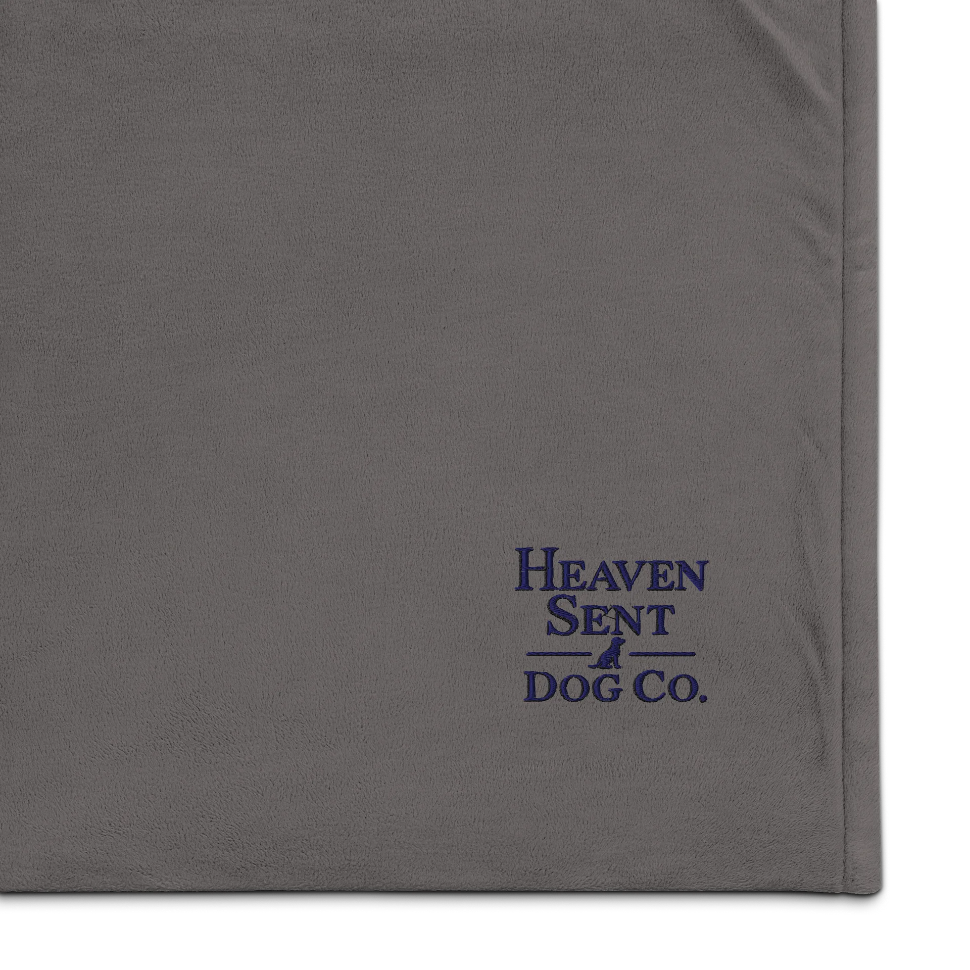 Dog Lover Sherpa Blanket – Heaven Sent Dog Co. Embroidered Cozy Throw product image (2)