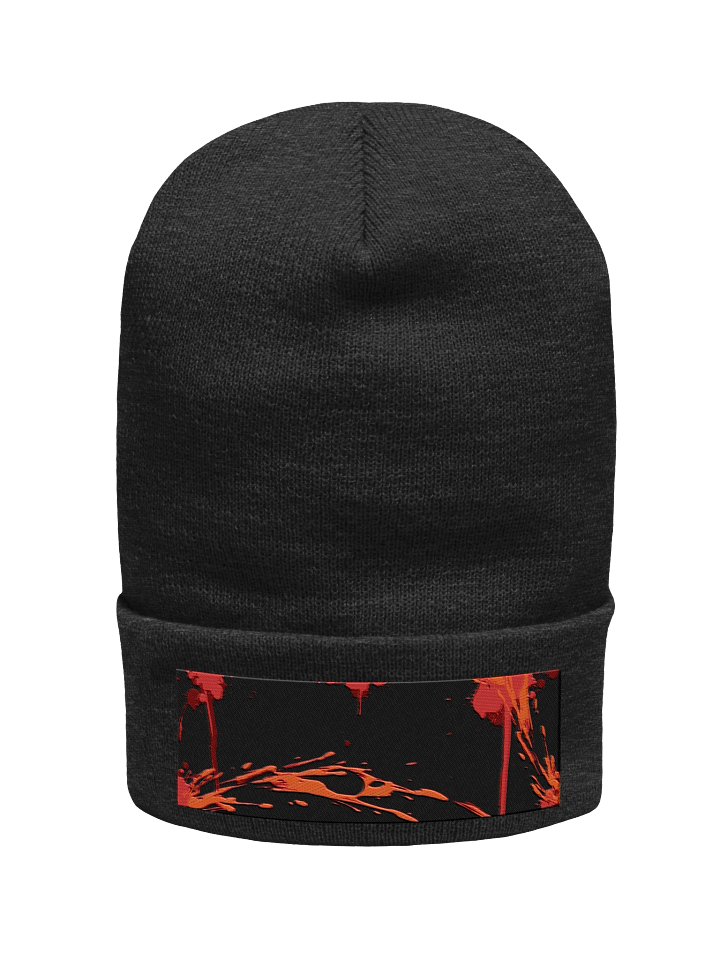 "Bloody" Cuffed Beanie (Embroidered) product image (4)