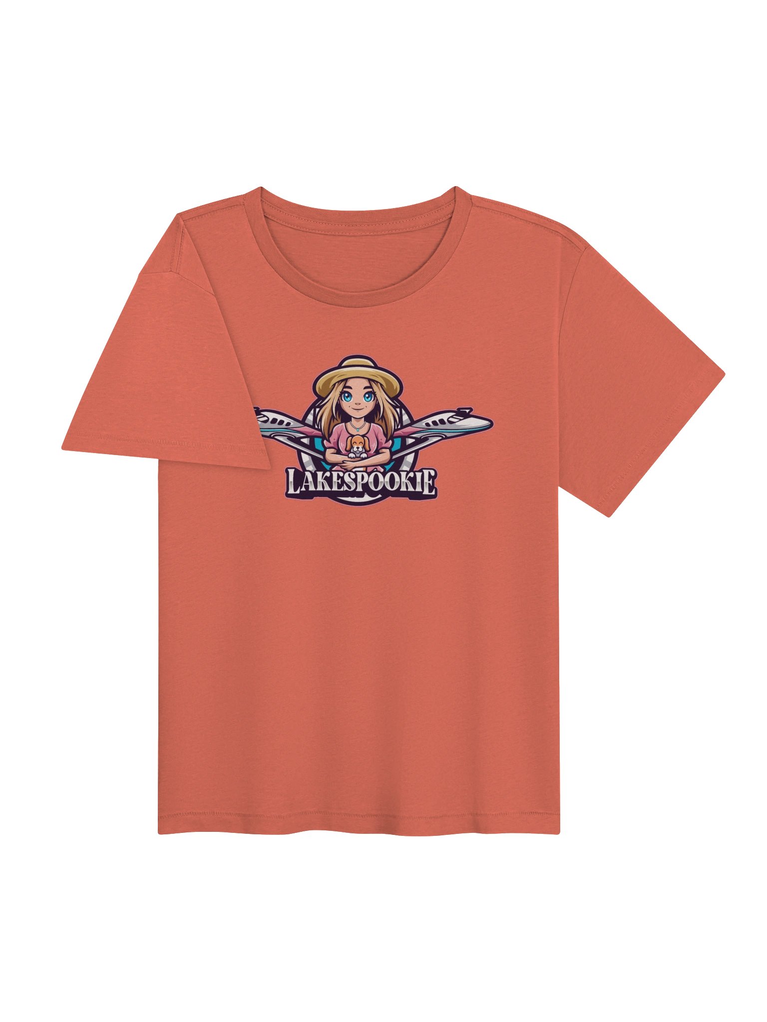 Lakespookie Classic Logo Women's High-Waisted Tee product image (3)