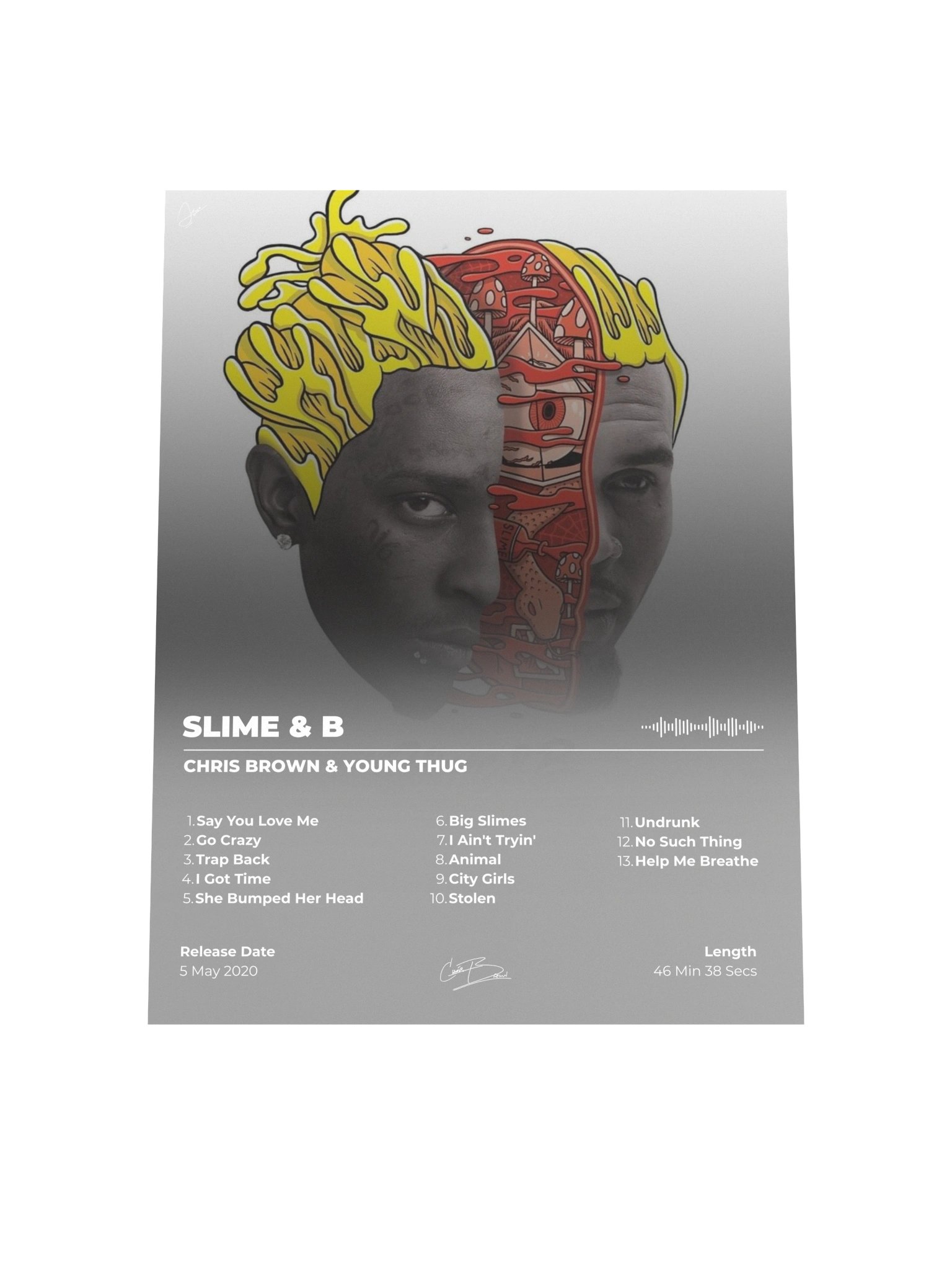 Slime & B Album Poster product image (8)