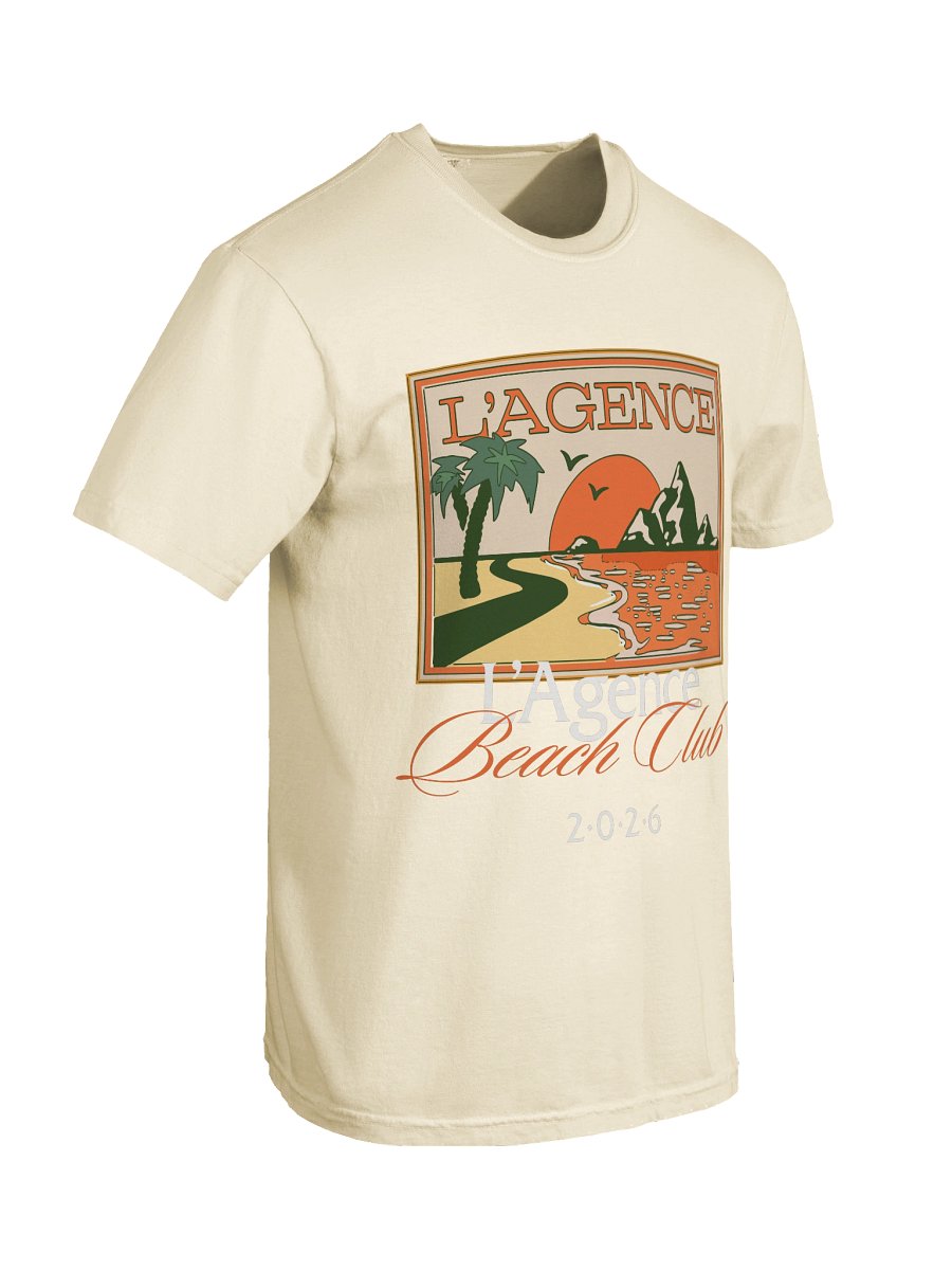 L'Agence Beach Club T-Shirt - Ivory 2026 product image (6)