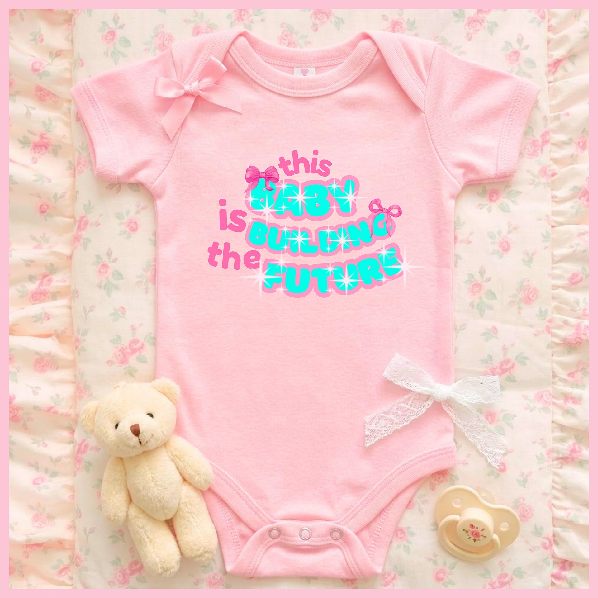 This Baby is Building the Future🩷Super Soft🪽Onesie🩷 product image (1)
