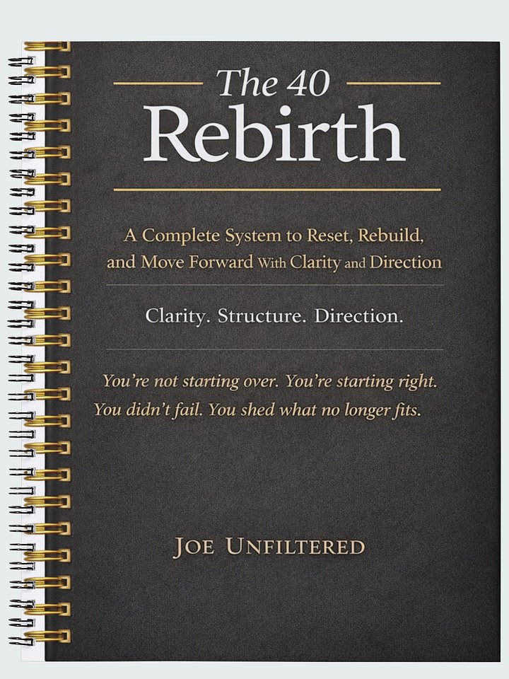 40 Rebirth Toolkit | Midlife Reset Workbook for Identity, Career (Digital PDF) product image (1)