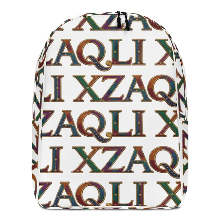 XZAQLI Ivory Monogram Premium Commuter Backpack product image (1)