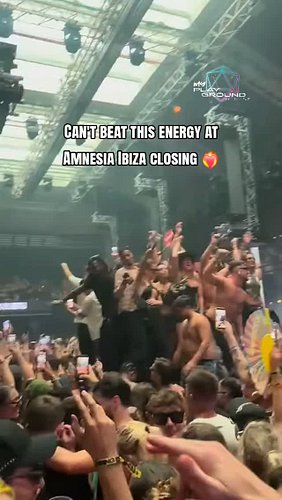 Can't beat this energy at @amnesiaibiza 🔥

Follow @myplayground__blog 💜🖤
--
#amnesiaibiza #amnesia #ibiza #closingparty #mypl...