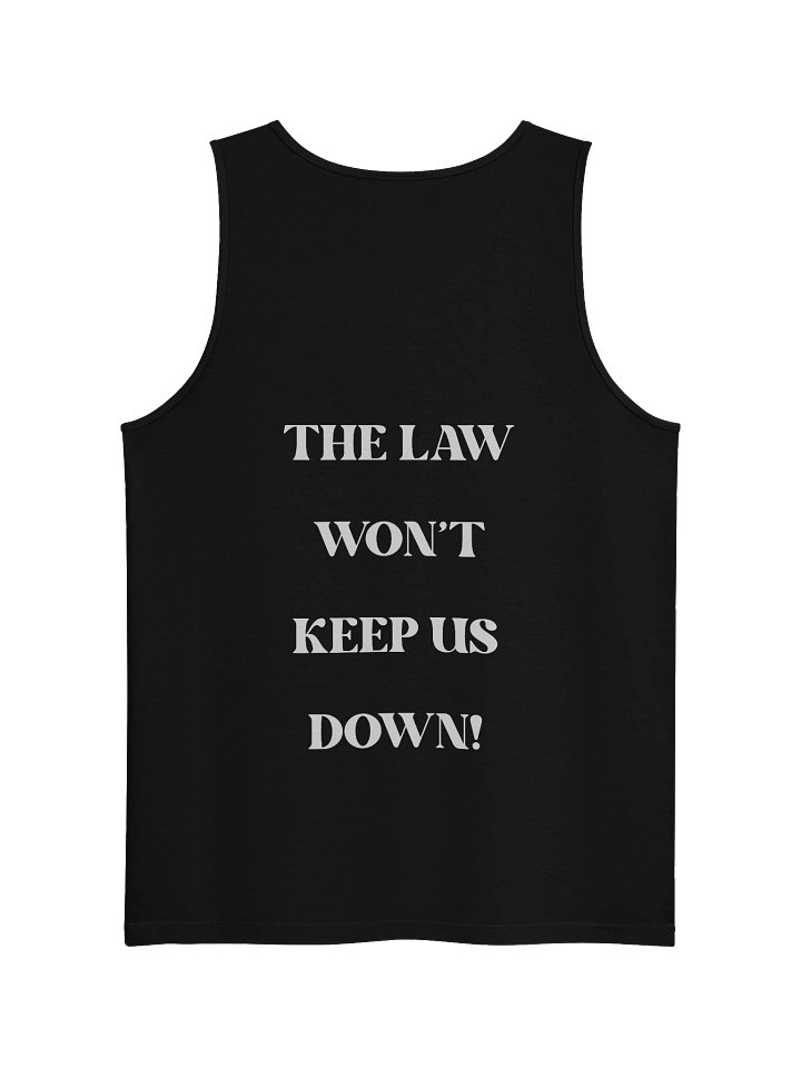 The Law White Font Retro Pride Tank Top product image (13)