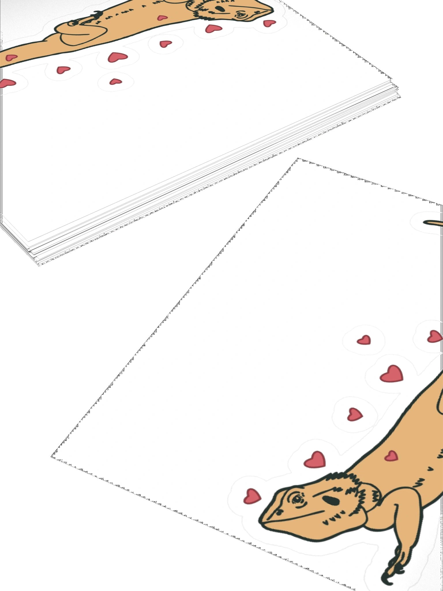 Happy Beardie Sticker product image (4)