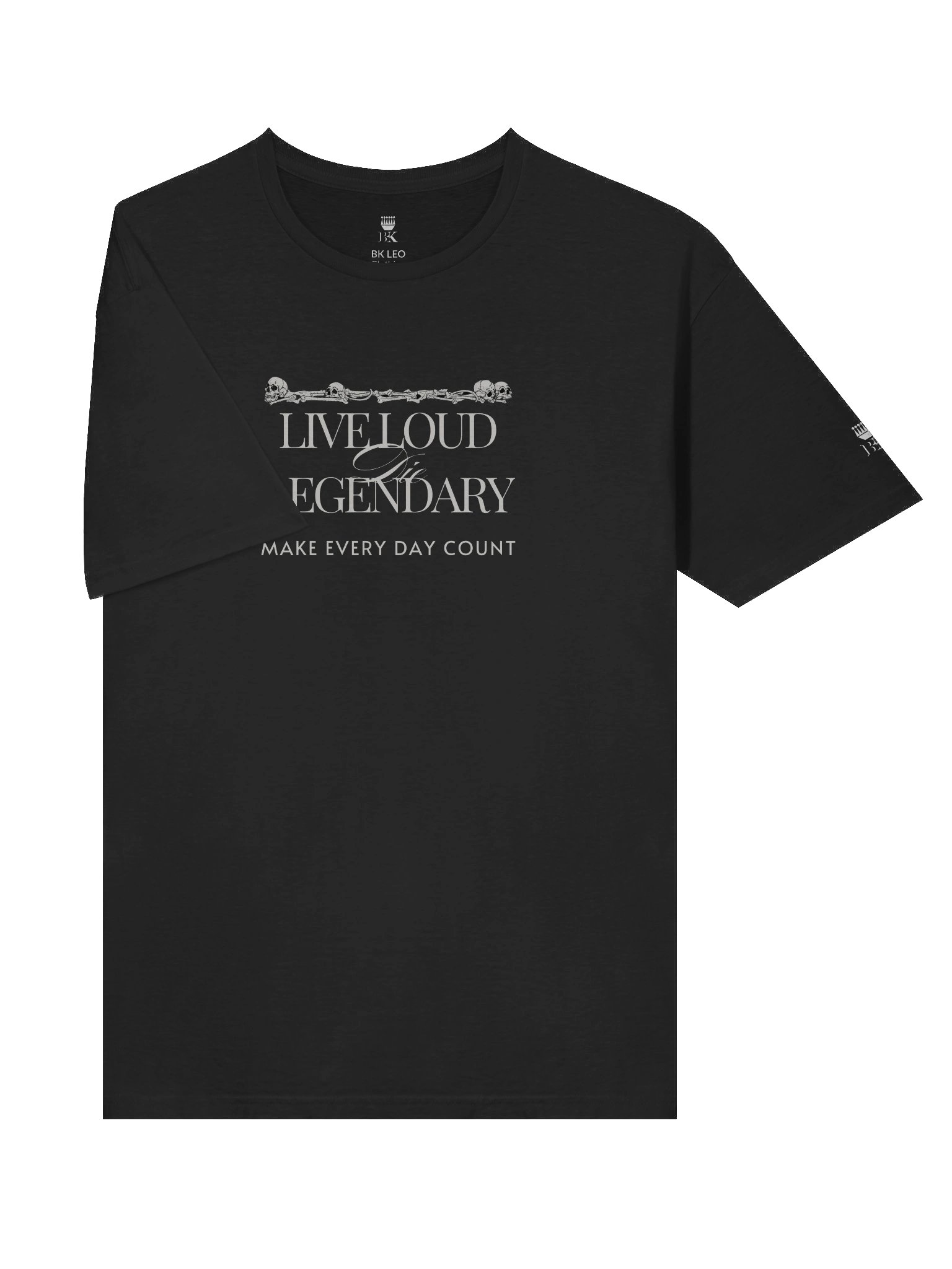 Live Loud, Die Legendary – Make Every Day Count Relaxed T-shirt product image (5)