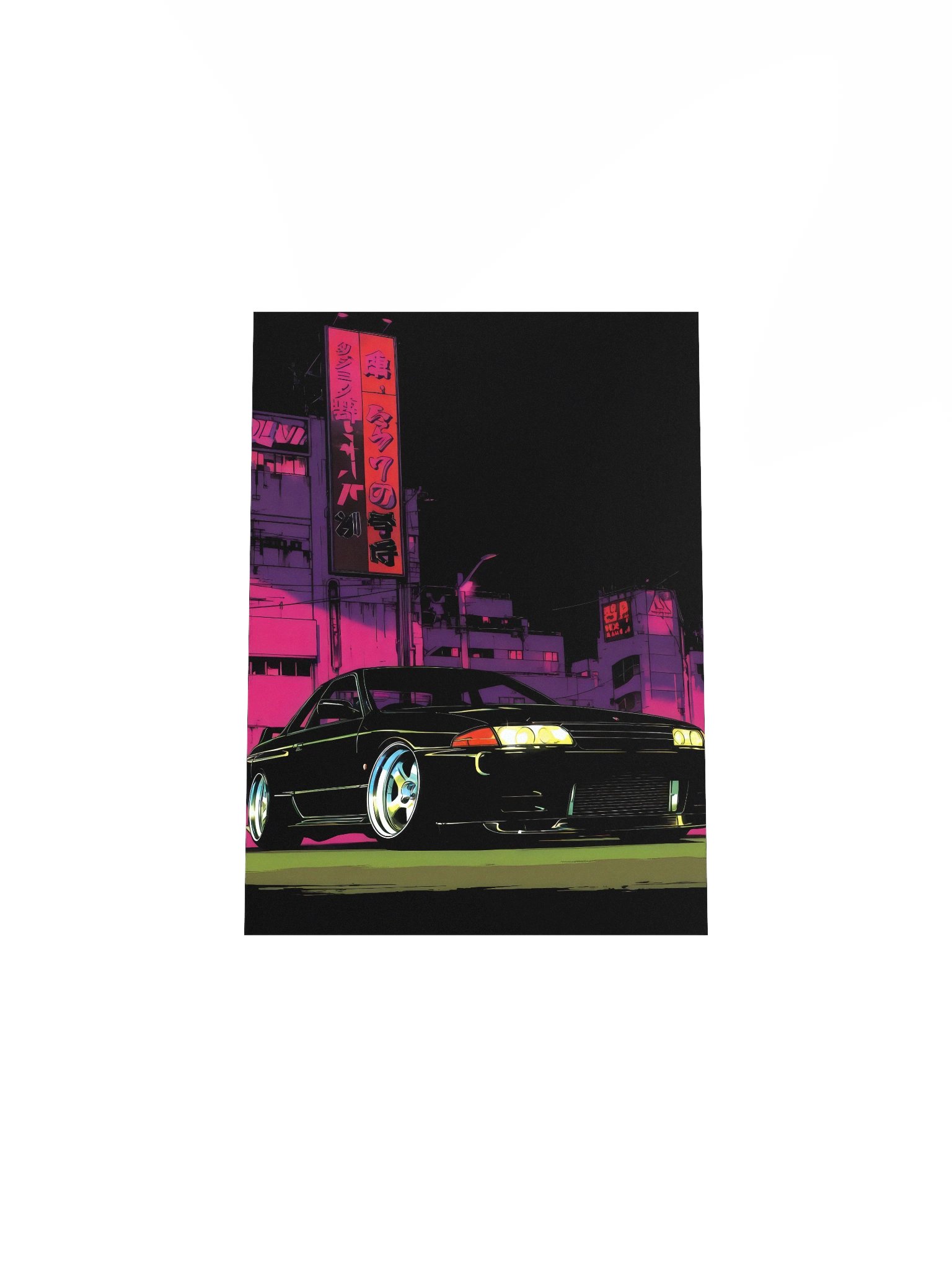 NEON DRIFT Matte Poster product image (4)