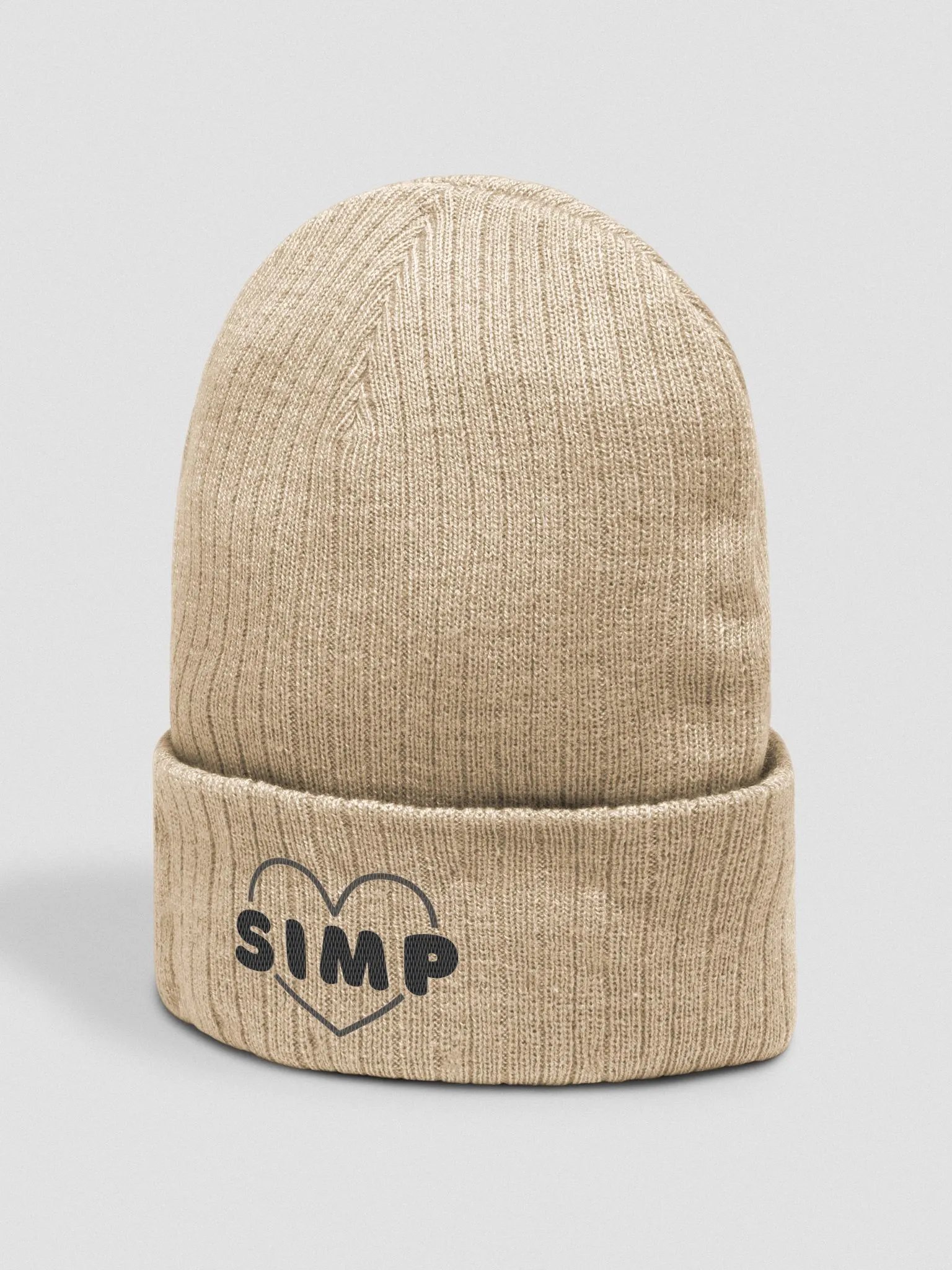 Simp (Black Text) Beanie product image (6)