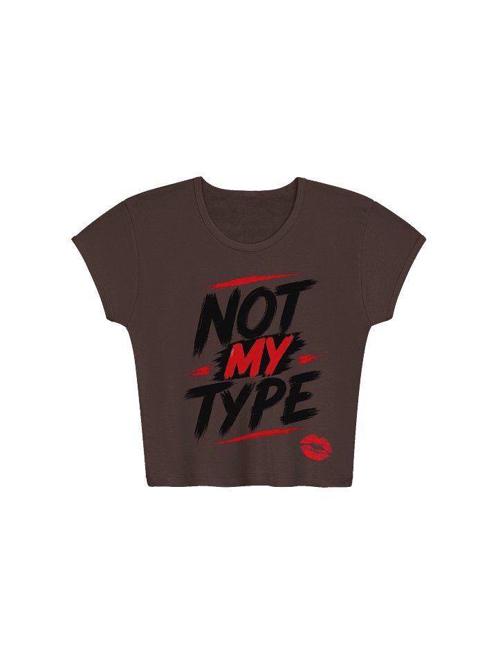 DROP 009: NOT MY TYPE Crop Top product image (3)