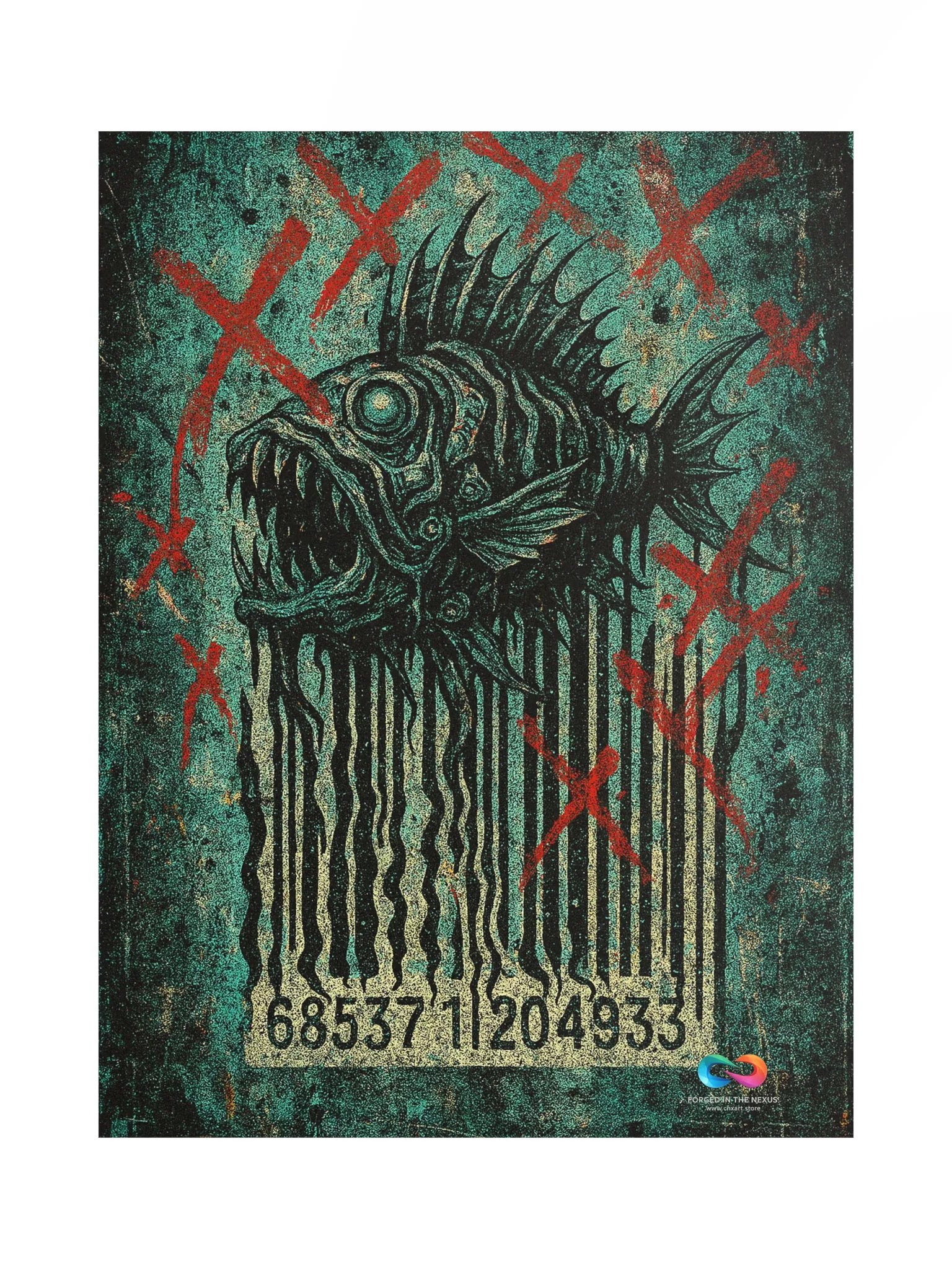 CINEMATIC ART POSTER – DYSTOPIAN FUTURE #001 product image (1)