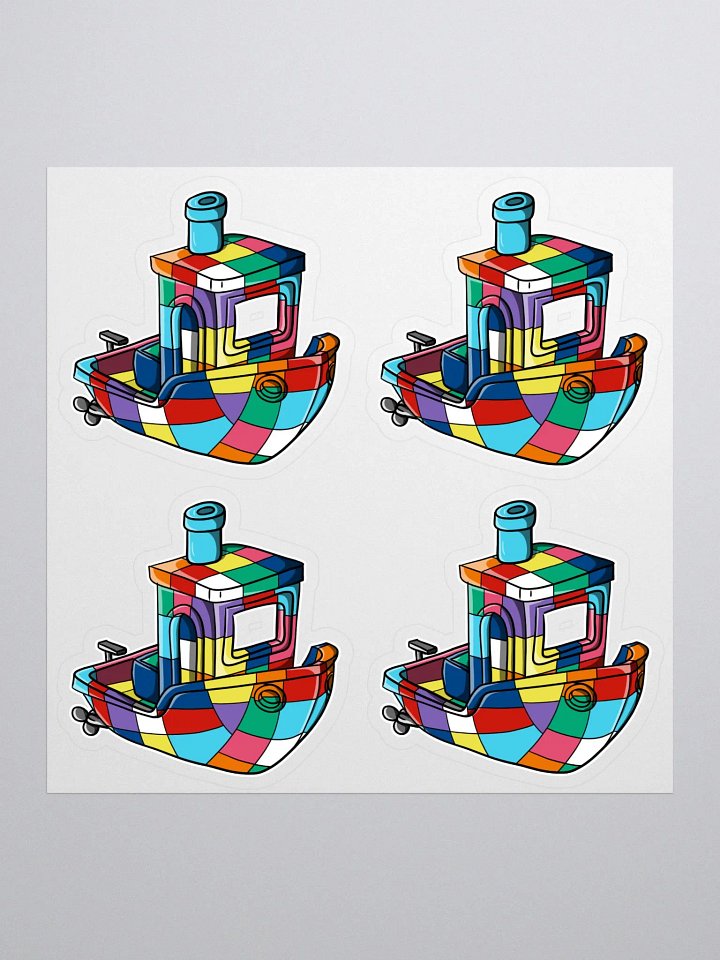 Benchy Boat Stickers product image (1)