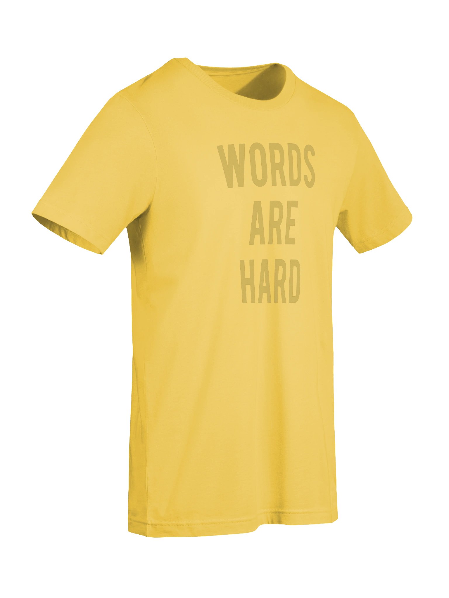 Words Are Hard - Yellow product image (7)