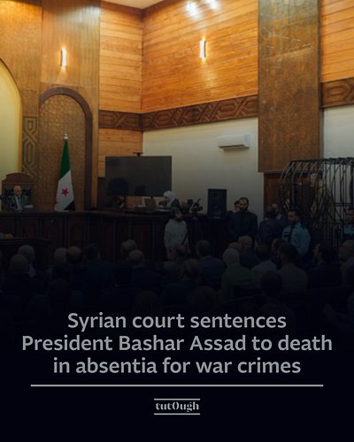 🇸🇾A Syrian court has sentenced former President Bashar Assad and his brother Maher Assad to death in absentia after finding t...