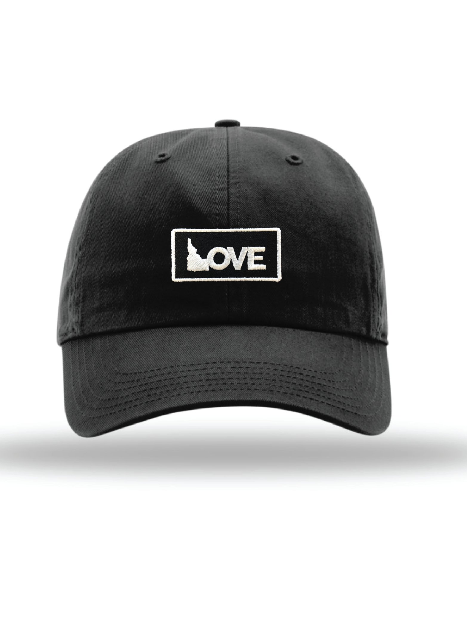Idaho Love Patch Dad Hat (Black) product image (1)