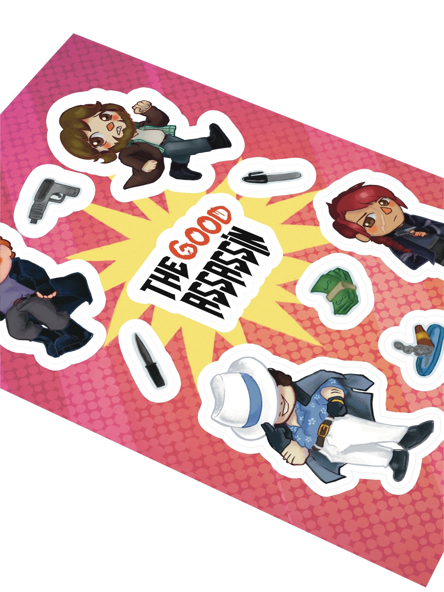 The Good Assassin Sticker Sheet product image (2)