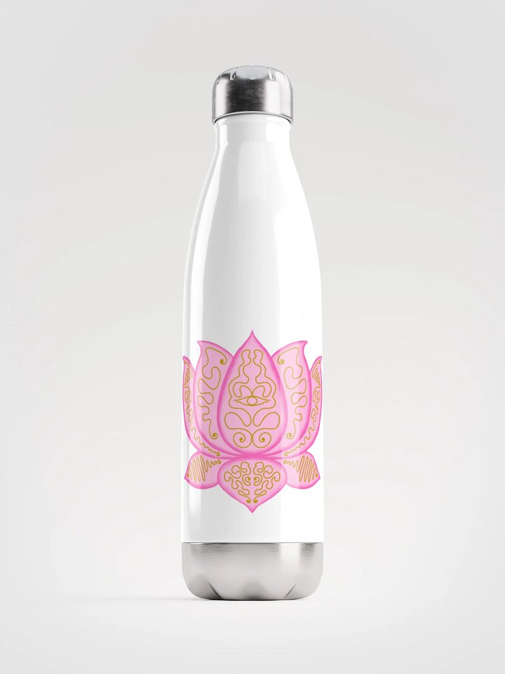Golden Lotus Stainless Steel Water Bottle product image (1)