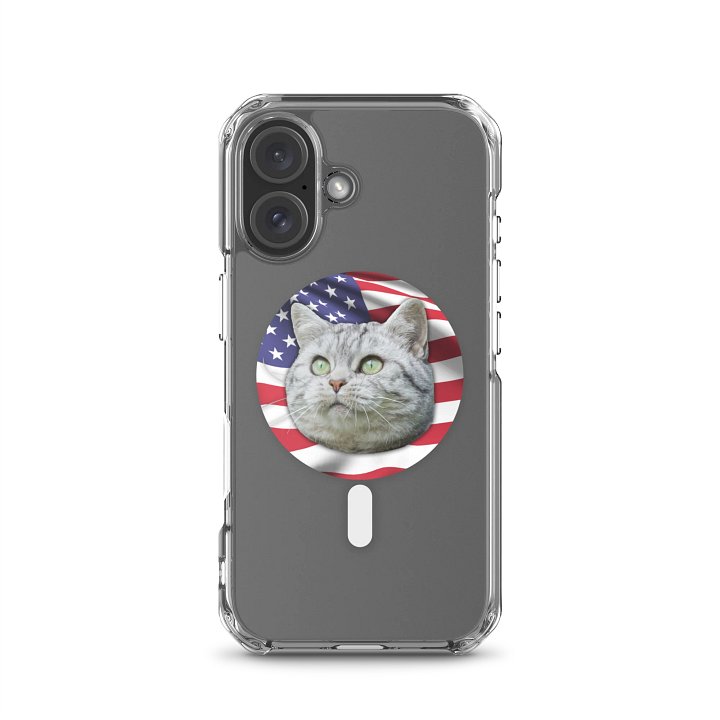Patriotic Cat Logo for iPhone 16 Series product image (2)