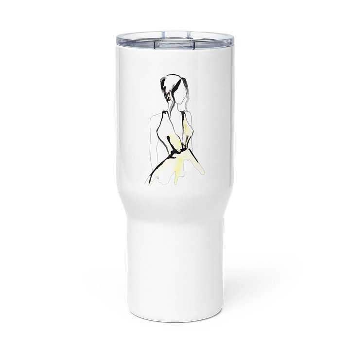 Elegant Fashion Illustration Travel Mug product image (3)