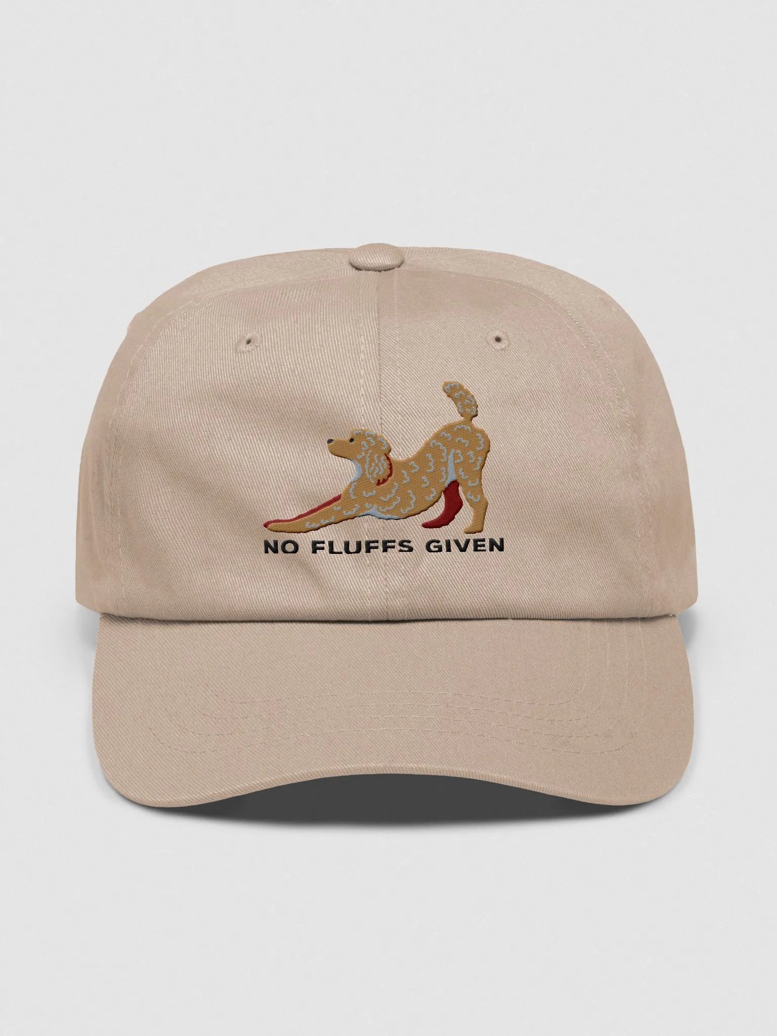 No Fluffs Given Classic Dad Hat(Embroidered) of a Poodle product image (25)