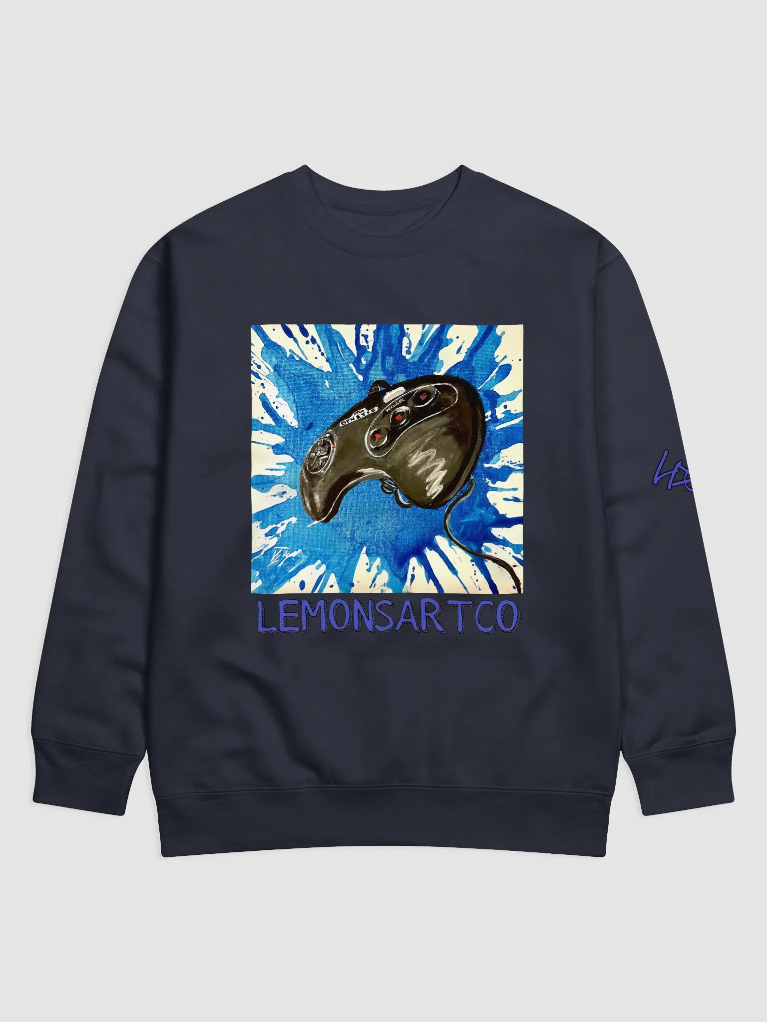 "A New Challenger" Controller Splatter Premium Sweatshirt product image (6)