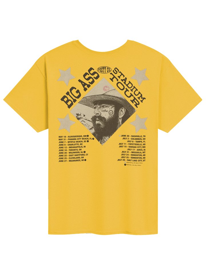 Post Malone & Jelly Roll Big Ass Stadium Tour 2026 Merch Tshirt product image (2)