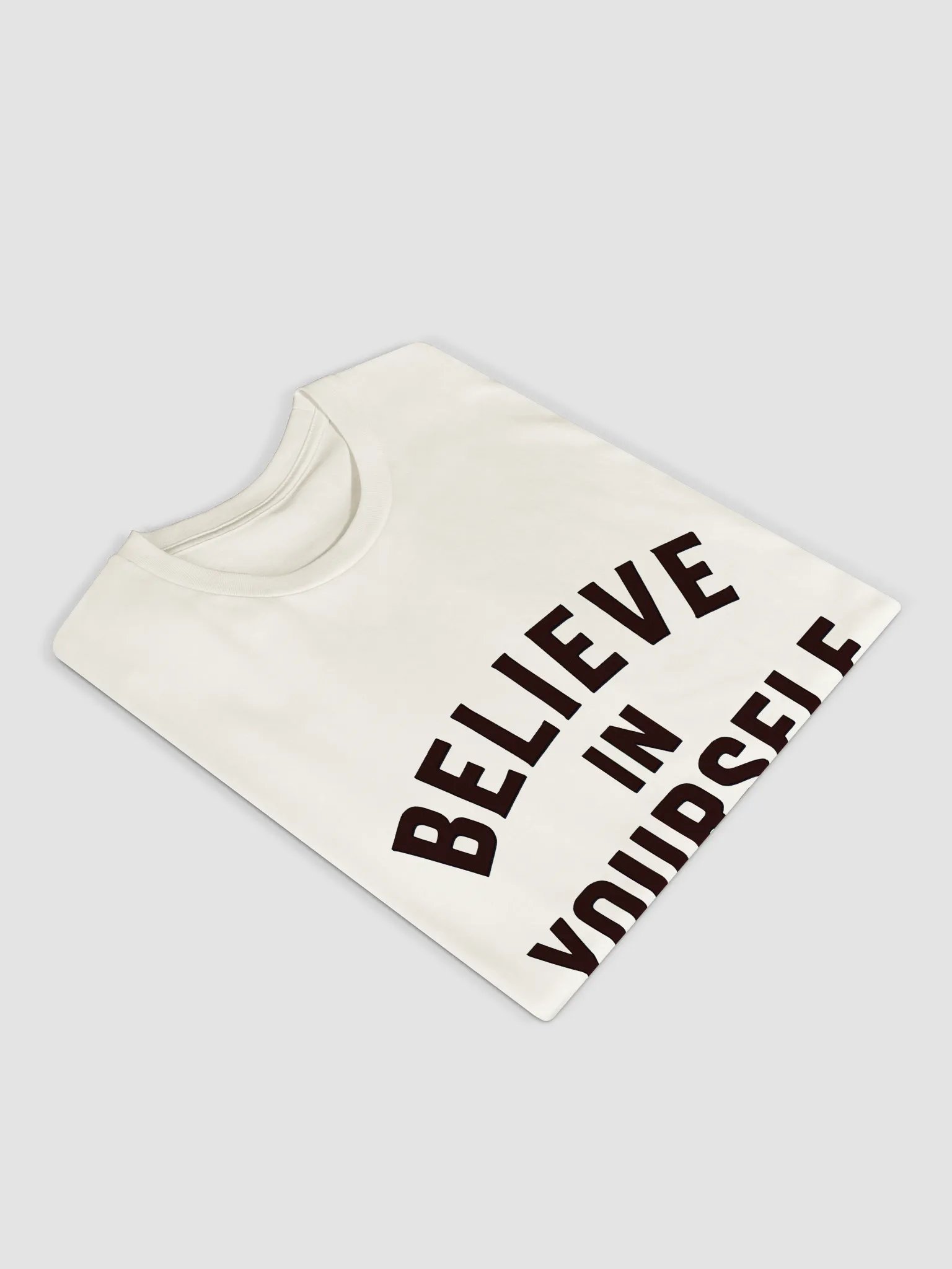 Believe in Yourself Arch Text Premium Tee product image (5)