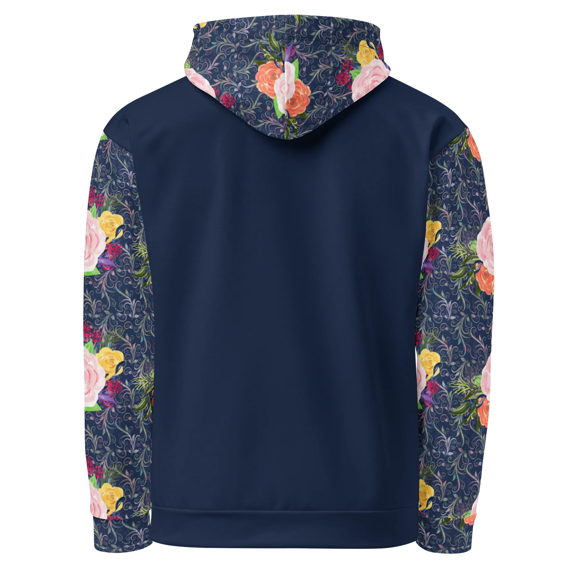 Senior Class 2026 Navy/Floral Unisex Hoodie product image (3)