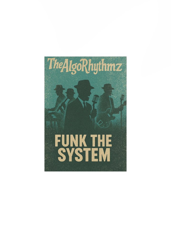 The AlgoRhythmz - "Funk the System" (Official Poster) product image (1)