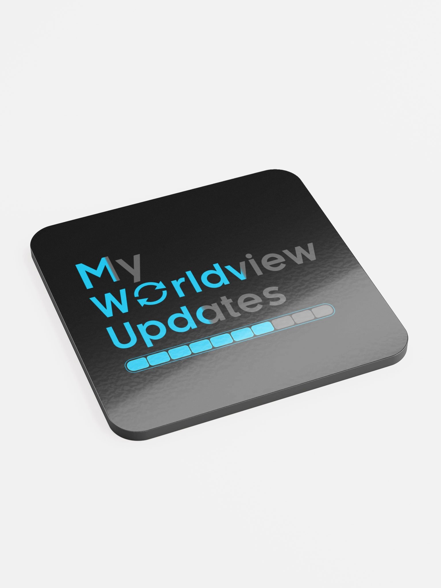 My Worldview Updates - Glossed Cork Coaster product image (2)