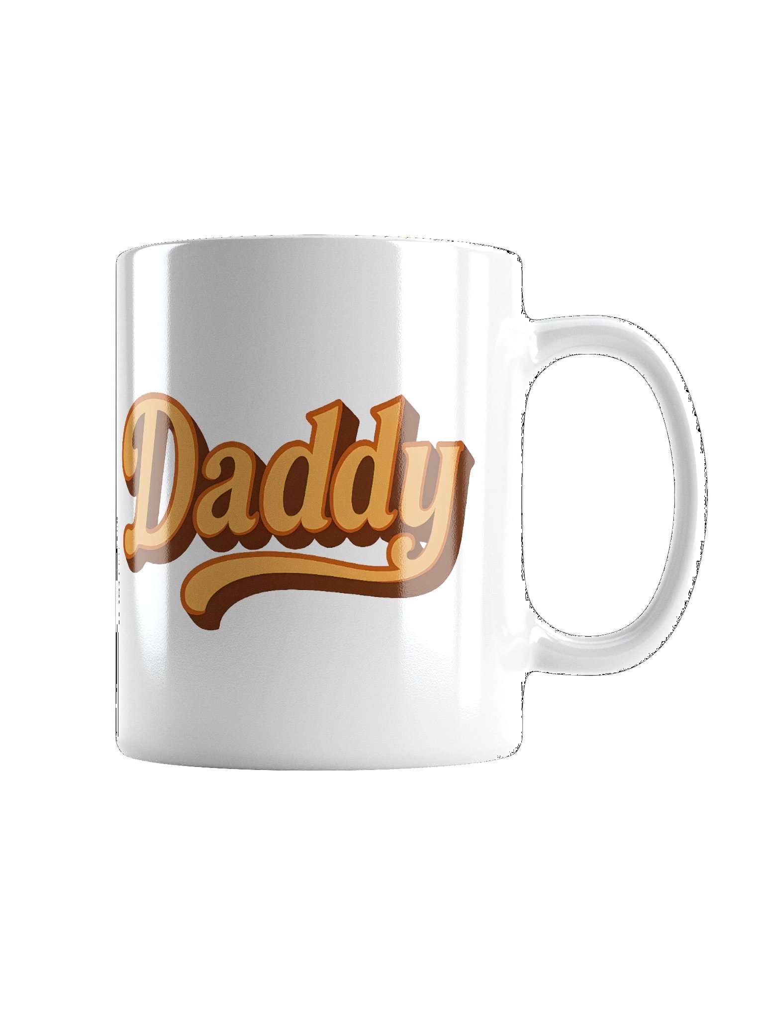 Retro Daddy Typography Design - Vintage Bold Script Mug product image (4)