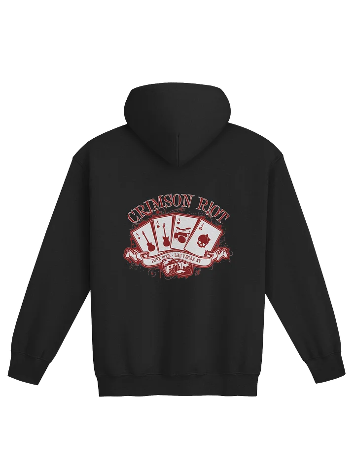 Crimson Riot Card Hoodie product image (1)