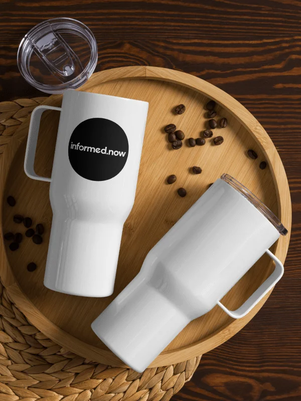 informed.now Travel Mug with Handle (Black) product image (1)