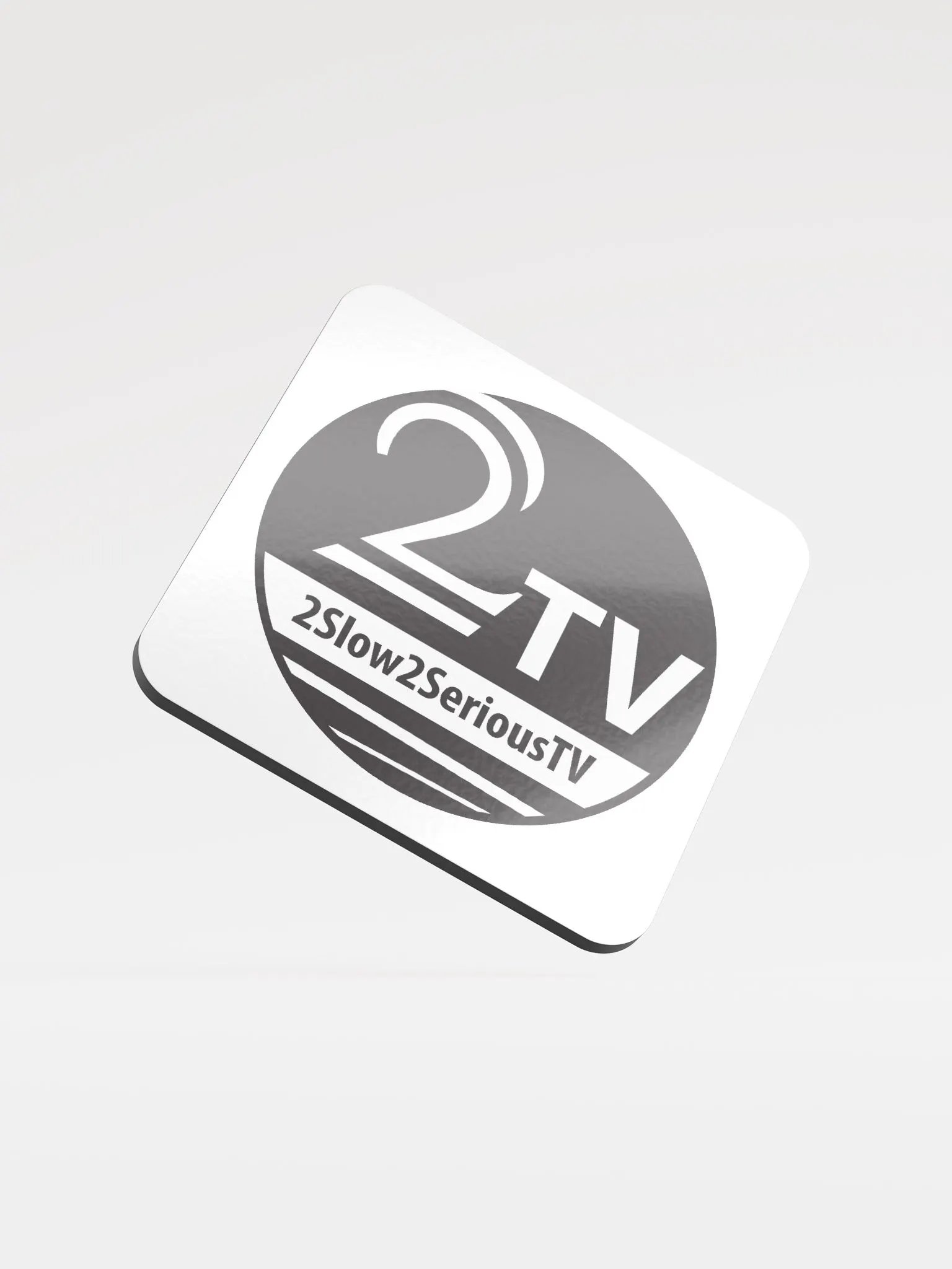 2Slow Logo Coasters - Black product image (1)
