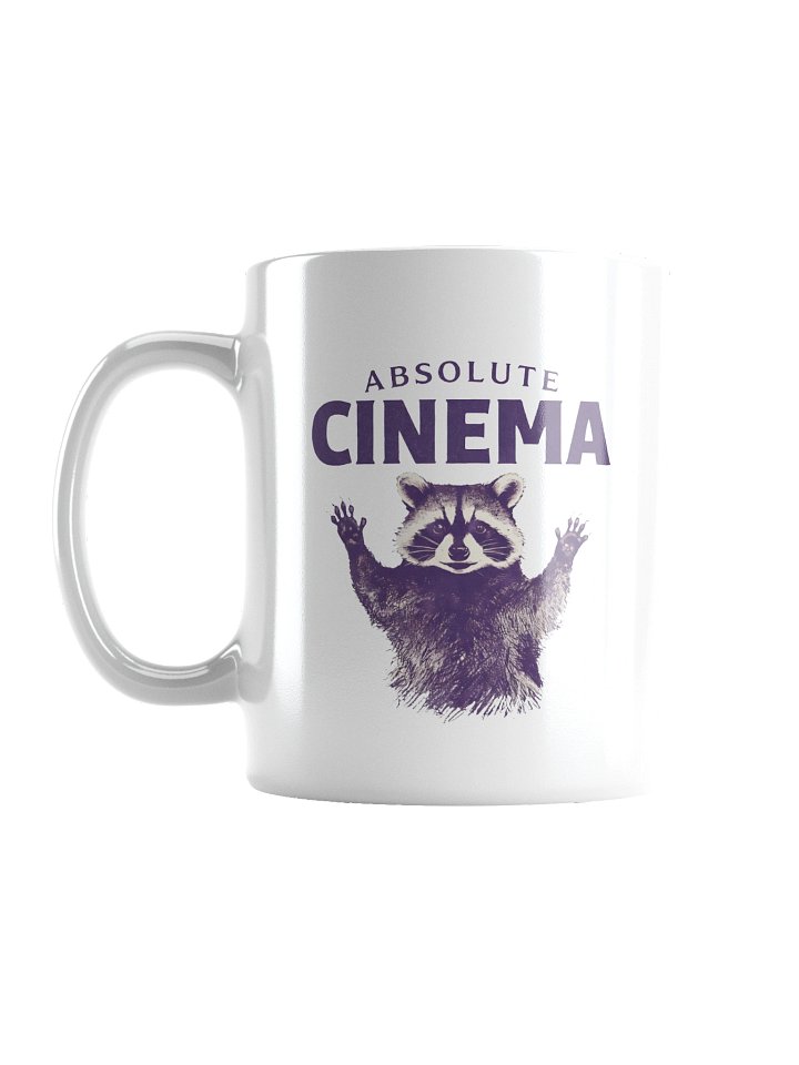 Absolute Cinema Raccoon Meme Graphic Coffee Mug product image (2)