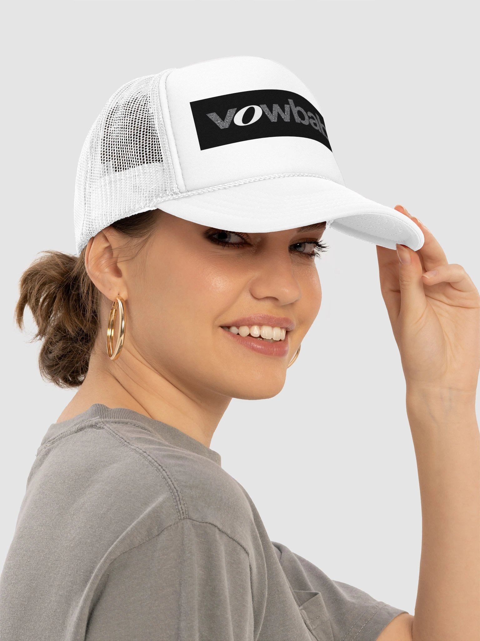 vowbaby Logo Trucker · Static product image (7)