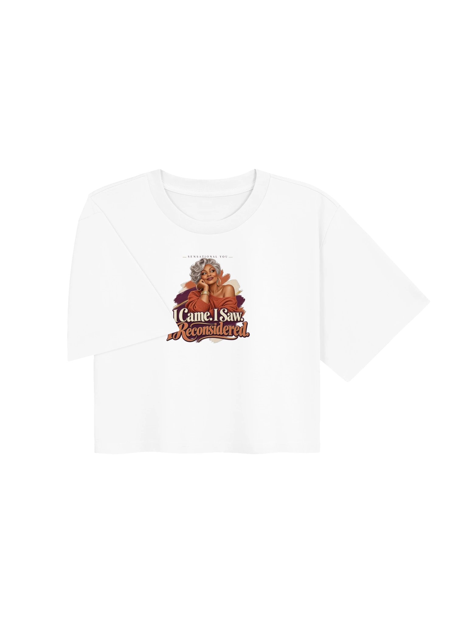 I Came. I Saw. I Reconsidered. Crop Tee product image (3)
